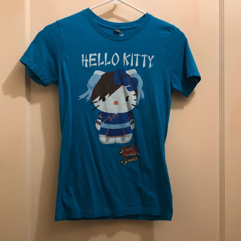 Hello Kitty Chun-Li  Street Fighter X Capcom shirt